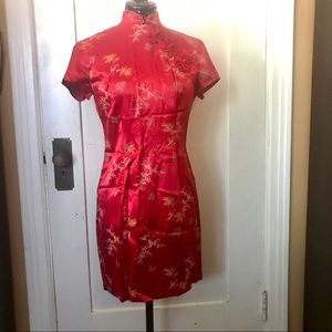 True Vintage 90s red dress. Excellent condition.